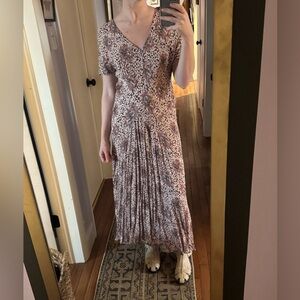 Vintage 90s Floral Maxi Dress
